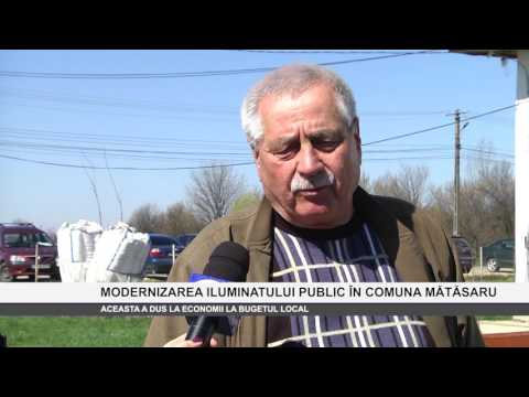 Modernizarea iluminatului public  în Comuna Mătăsaru - www.columnatv.ro