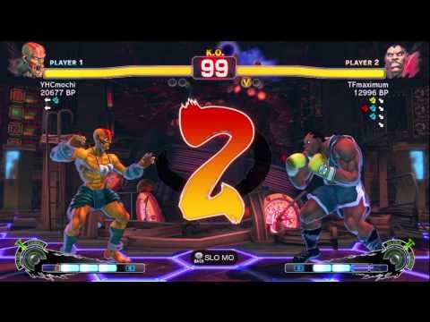 YHCmochi [Dhalsim] vs TFmaximum [Balrog] SSF4 Japanese Online Ranked Matches - TRUE-HD