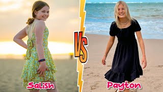 SALISH Matter vs PAYTON Delu (Ninja Kidz TV) From 0 to 14 Years Old 2023