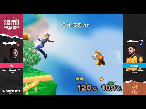 Joshman (Fox) vs. Plup (Sheik) | Scuffed World Tour Melee Losers Round of 16