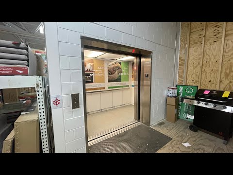 New Menards Discovery! Schumacher Hydraulic Elevator @ Menards in Waite Park, MN