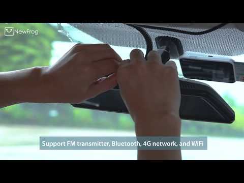 Phisung V9 Smart Car Rearview Mirror DVR Video Recorder  GPS BT ADAS Dash Cam with 4 Cameras