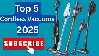Top 5 Best Cordless Vacuums  cleaners 2025 – Strongest , Best Battery Life & Pet-Hair Performance