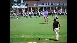 Phil Mickelson - Pitching / Chipping Practice (2014 US Open)