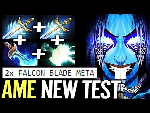 🔥 AME 100% New Test — PA 2x Falcon Blade + Mjollnir MAX AS WTF Carry Build Dota 2 Pro