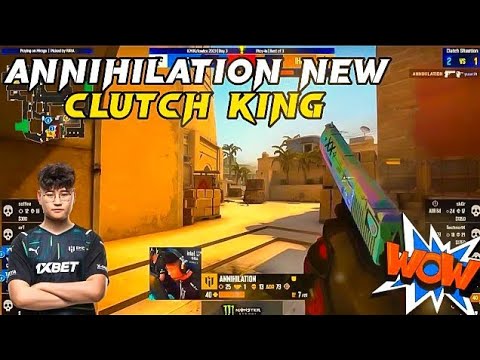 💀ANNIHILATION ALMOST WON THE BEST ROUND OF HIS CAREER - #csgo Highlights