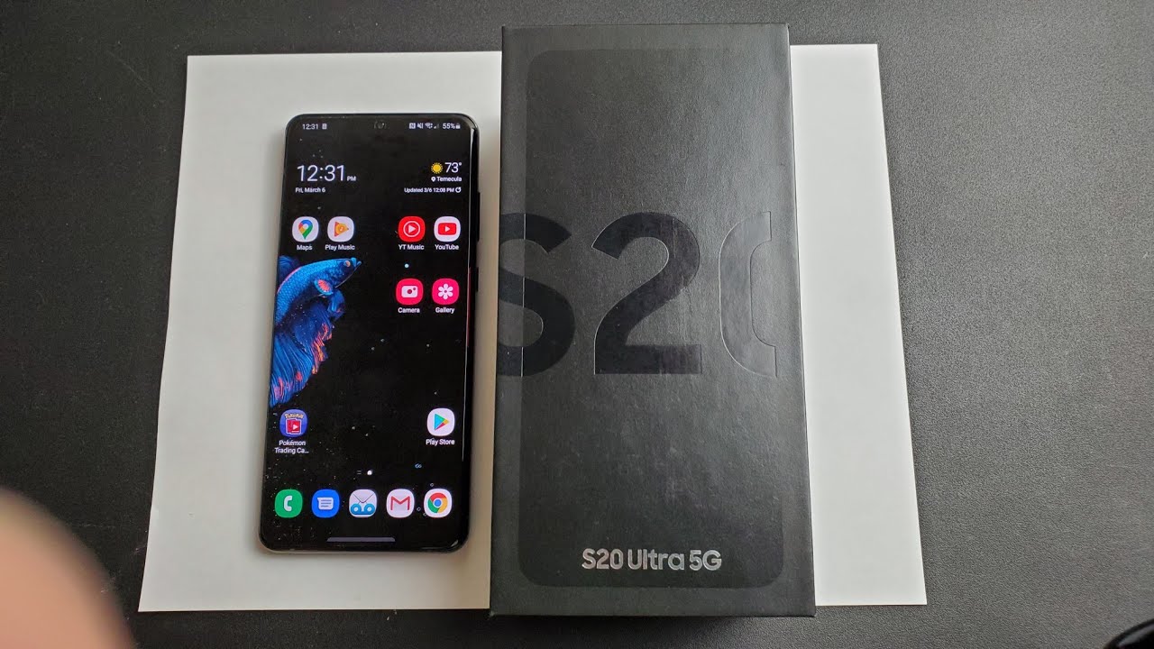 Samsung Galaxy S20 Ultra 5g 512gb 16gb Ram At&t Unboxing