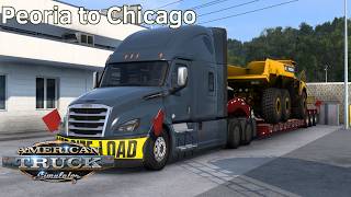 Peoria to Chicago - Freigtliner Cascadia - American Truck Simulator