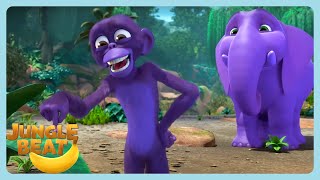 Download lagu Jungle Beat - Menjadi Warna Ungu | WildBrain Bahasa Indonesia | Kartun Anak Lucu mp3