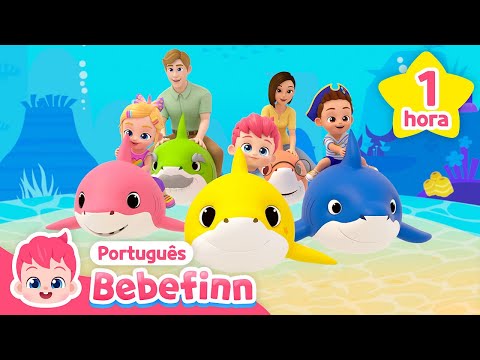 Bebê Tubarão Du Ru Ru 🎶 | + Completo | Música infantil | Bebefinn em Português - Canções Infantis