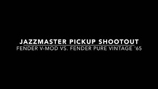 Video thumbnail for Jazzmaster Pickup Shootout | Fender V-Mod vs. Fender Pure Vintage '65 by Megan L