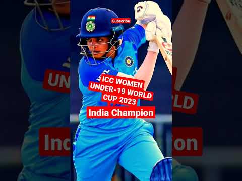 ICC Women Under-19 World Cup 2023/final match/ind w vs eng w final/ind vs eng/india champion👑👑👑