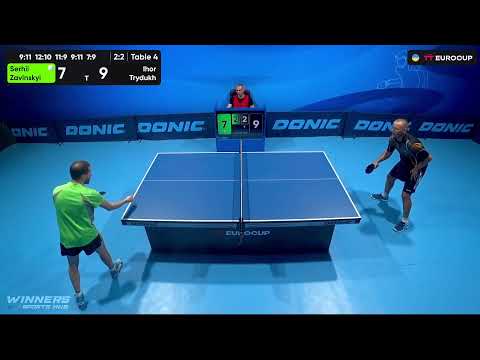18:25 Serhii Zavinskyi - Ihor Trydukh 15.09.2023 TT Euro.Cup Ukraine Master. TABLE 4
