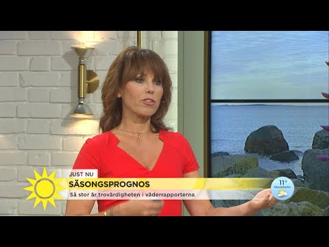 Så stor är trovärdigheten i väderrapporterna - Nyhetsmorgon (TV4)