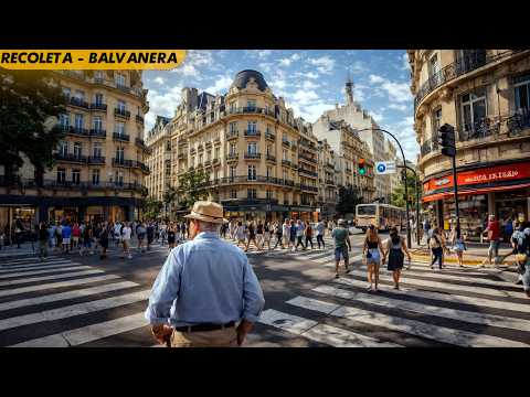 Where Buenos Aires Feels European 🇦🇷 | Recoleta Walking Tour (4K)