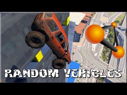 BeamNG Drive Random Vehicle #4 Crash Testing #91 - Insanegaz