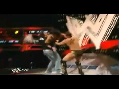 WWE Raw 1/3/11 The Miz (C) vs John Morrison WWE Championship (Falls count anywhere) 1/2