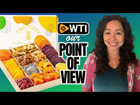 Dried Fruit Birthday Gifts for Women – 12 Gourmet Tropical Assortment Box | 26oz Soft Dry Fruit Basket Gift – Fresh Fruits and Nuts Food Gifts - Gift Baskets for Women - Includes Reusable Woo - WTI product video review