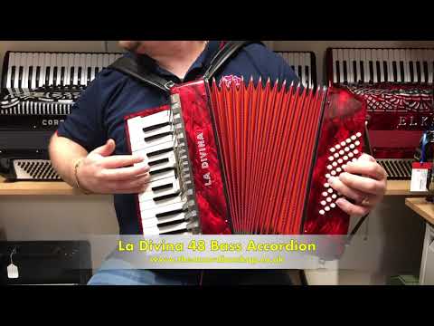 La Divina 48 Bass Accordion