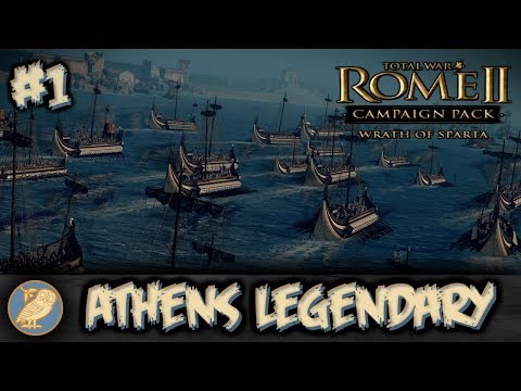Total War: Rome II - Wrath Of Sparta - Athens Legendary Campaign #1