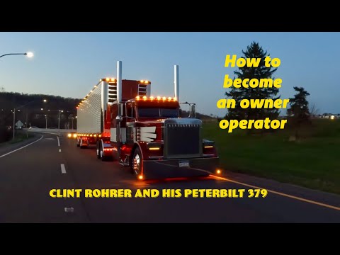 Trucker Interview 🇺🇸   Clint Rohrer and his Peterbilt    Learn how to become an owner operator