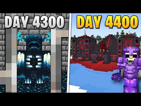 I Survived 4,400 Days in HARDCORE Minecraft...