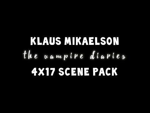 Klaus Mikaelson - 4x17 scene pack | The Vampire Diaries