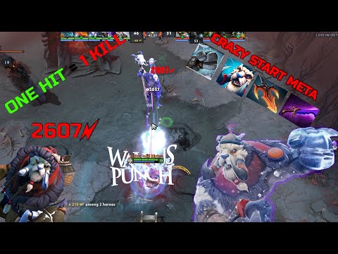 Dota 2 Tusk │ CRAZY START ! 1 Hit 1 Kill
