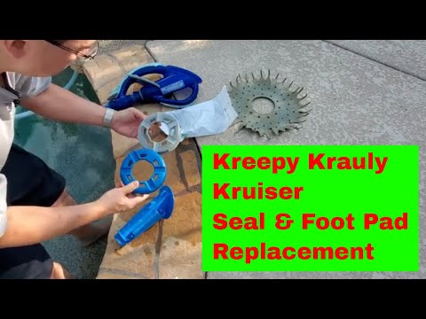 How-To: Kreepy Krauly Kruiser Suction Pool Vac Seal | Disc & Foot Pad Replacement