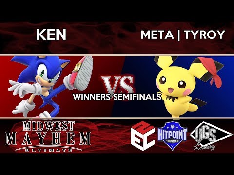 Midwest Mayhem Ultimate - Winners Semifinals - KEN (Sonic) Vs. Meta | Tyroy (Pichu)