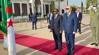 Le Premier Ministre salue le Président de la Guinée Bissau à son départ d'Alger