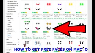 How To Get Free Faces On Roblox Mac - 2019 how to get free faces on roblox working