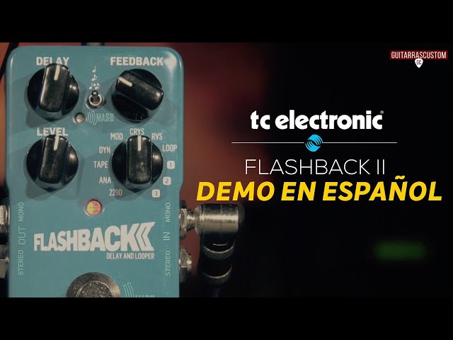 Vídeo relacionado con TC Electronic FLASHBACK 2 DELAY Pedal de retardo legendario con interruptor de pie MASH innovador, efecto de retardo de cristal y tecnología TonePrint incorporada