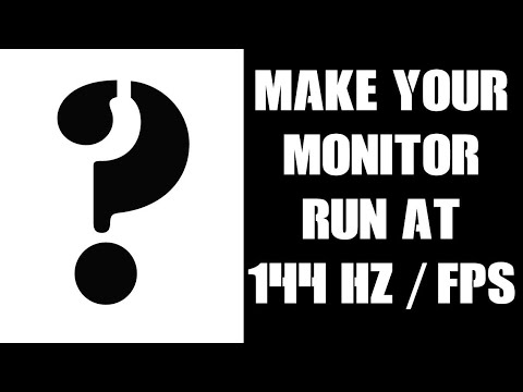 How To Make Your Gaming Monitor Run Display At 144hz / 144fps 1440p ( HP 27XQ) A DISPLAY PORT LEAD!