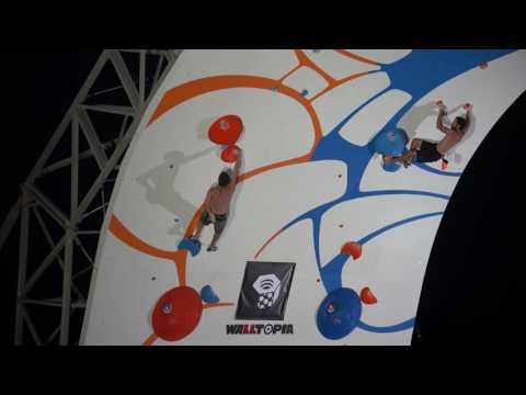 Ben Hanna and Jay Holowach's 1st climb at Psicobloc Masters 2016 (seeding round)