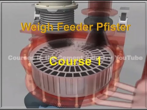 , title : 'What are Weigh Feeder Pfister and what types? Checkpoints During Erection Pfister DRW Course 1'