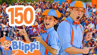 Blippi Hosts 150 Fans to Compete in the Be Like Blippi Games 🏆