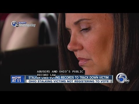 Stalker uses voter registration to track down address of Ohio victim