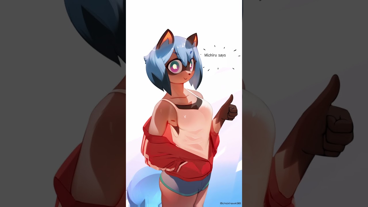 Michiru's Message | #shorts #animation #comic #chickhawk96