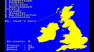 British Isles Quiz for the BBC Micro