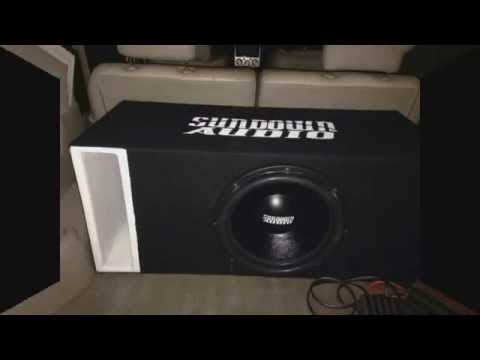 Single Sundown Audio SA-15 Flexing the Truck..Gearshift and Roof flex.. Team Sundown Audio India