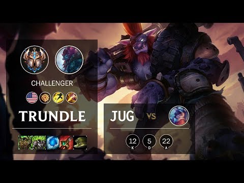 Trundle Jungle vs Nunu & Willump - NA Challenger Patch 10.10