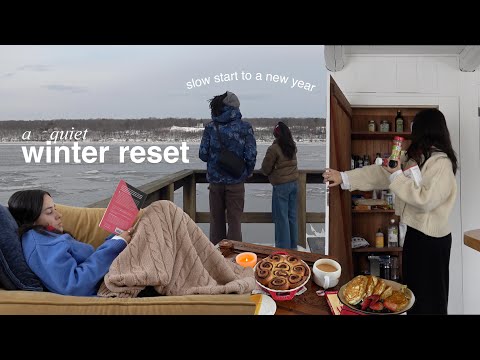 a quiet new year reset | first ski trip, cooking & sweet moments