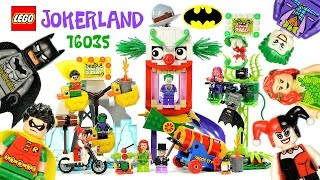 LEGO® Batman 76035 Jokerland w/ Harley Quinn Robin Poison Ivy Penguin Beast Boy & Starfire