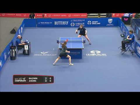 Mark Bates Ltd National Championships | Women's singles - Anders vs Baldwin