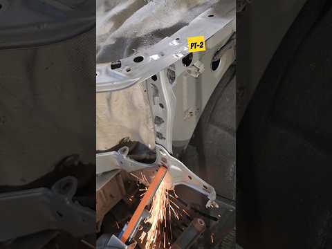 radiator support #toyota #highlander #autotechnician #autobody