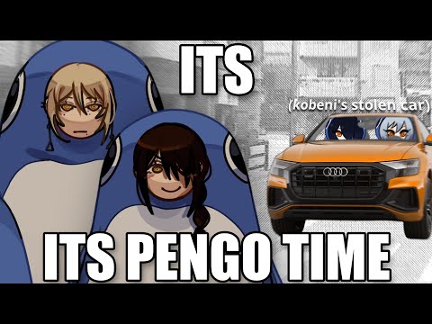 nayuta steals a car dressed as a penguin