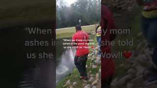 Ashes Spell Out &#39;Love&#39; On Being Scattered In Pond - 1293844