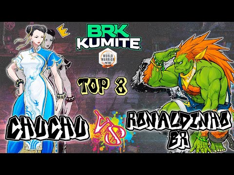 SF6 👊 ChuChu (Chun-Li) vs RonaldinhoBR (Blanka) 👊 BR Kumite World Warrior #1 - Brasil - Top 8