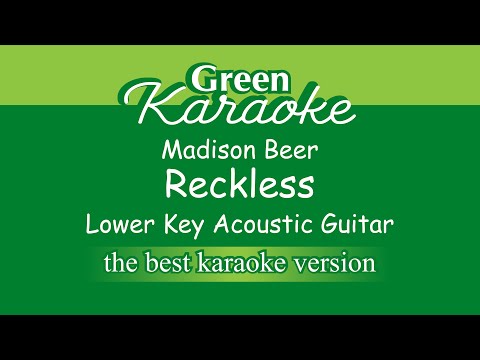 Madison Beer - Reckless (Male Karaoke) Acoustic Version